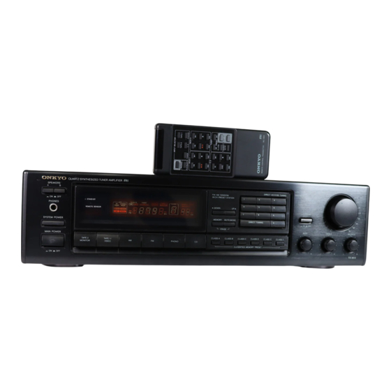 Onkyo TX-902 Instruction Manual