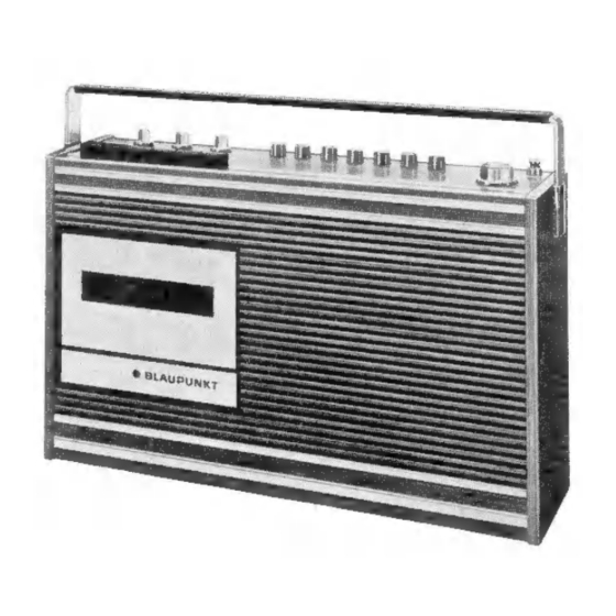 Blaupunkt Marimba CR Quick Start Manual