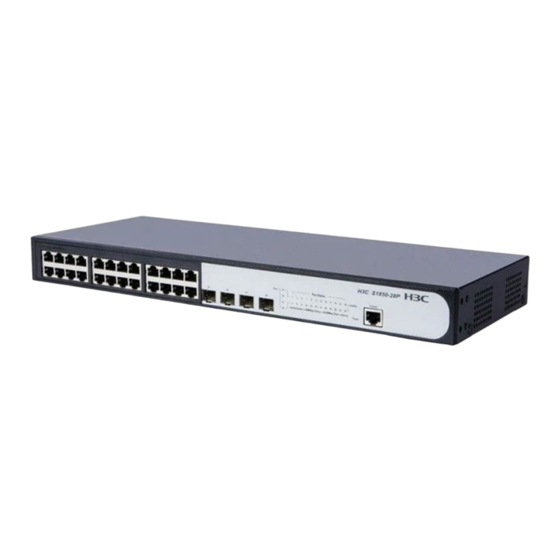 H3C S1850-X Series Manual