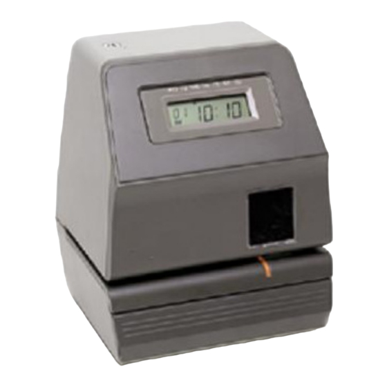 Simplex Acroprint 175 Installation, Operating And Programming Instructions Manual