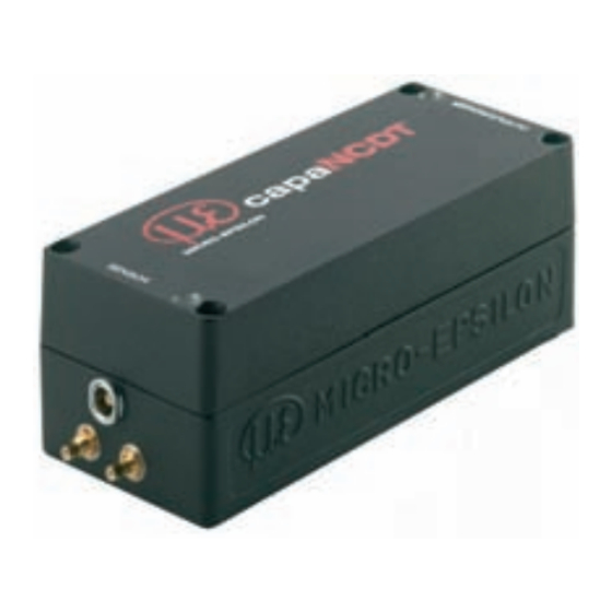 MICRO-EPSILON capaNCDT 6100 Instruction Manual