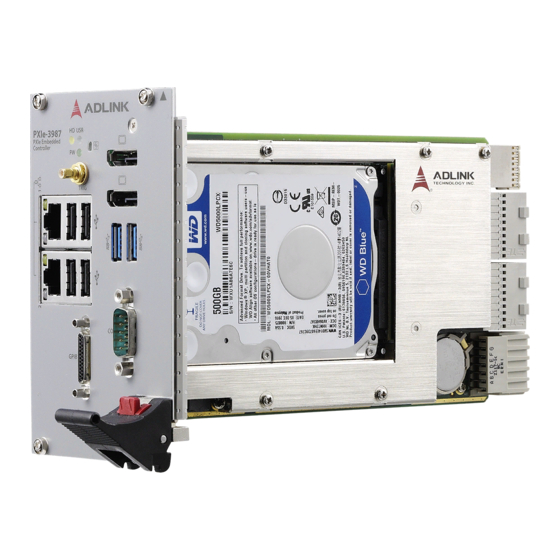 ADLINK Technology PXIe-3987 User Manual