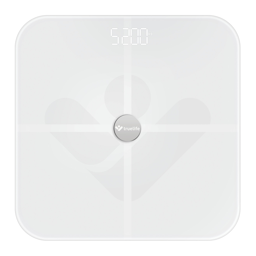 TrueLife FitScale W5 BT Manual