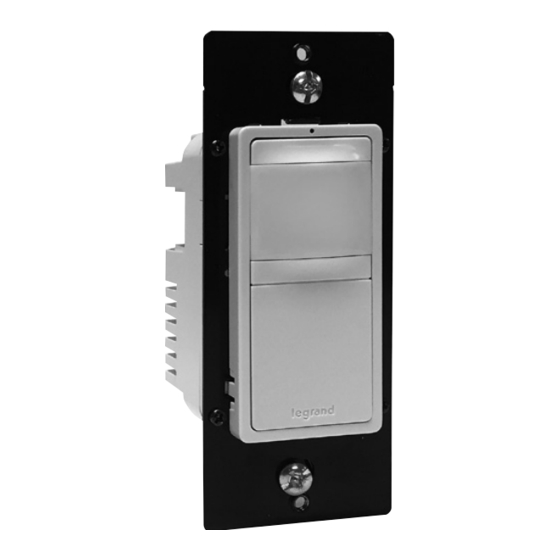 LEGRAND Pass & Seymour RRW600V Quick Start Manual