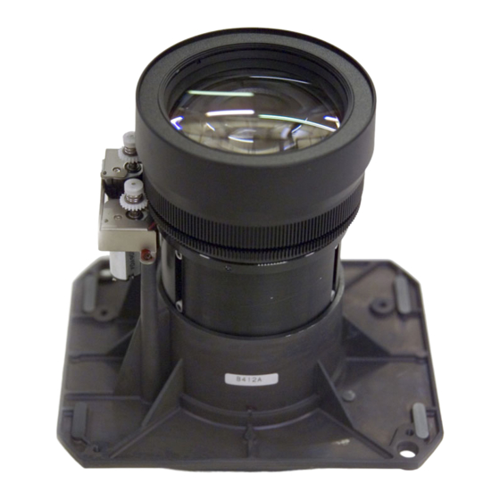Barco LENS QFD(3.4-4.5:1) Installation Manual