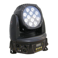 Flash LED MOVING HEAD ZOOM User Manual