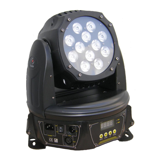 Flash LED MOVING HEAD ZOOM User Manual