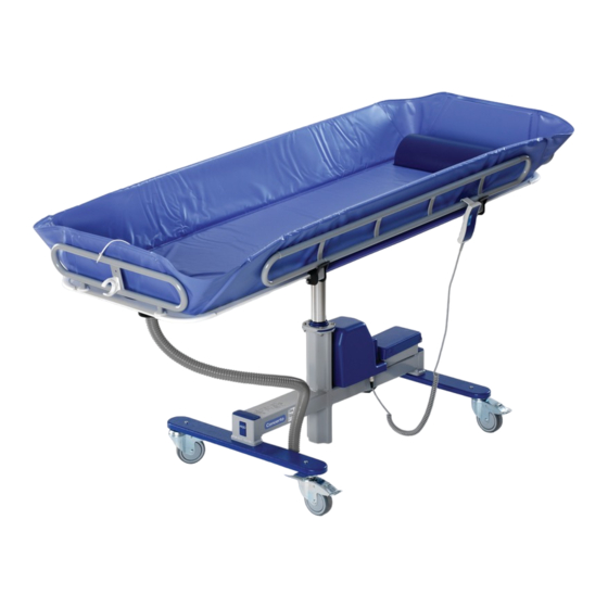 arjo Concerto electric Shower Trolley Manuals