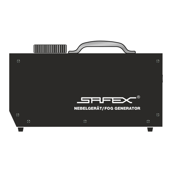 Safex INSIDE-FOG FLUID Operating Instructions Manual