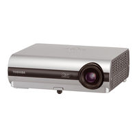 Toshiba TDP S20 - SVGA DLP Projector Owner's Manual