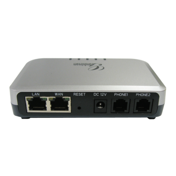 comwave Grandstream 502 Installation Manual