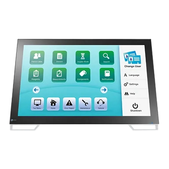 Eizo DuraVision FDF2121WT-AGY Setup Manual