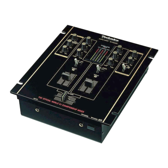 TECHNICS SH-EX1200 OPERATING INSTRUCTIONS MANUAL Pdf Download 