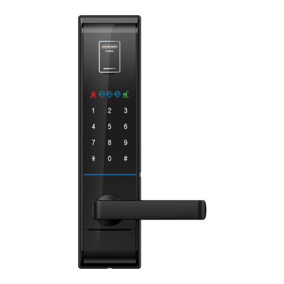 Schlage S-6800 User Manual