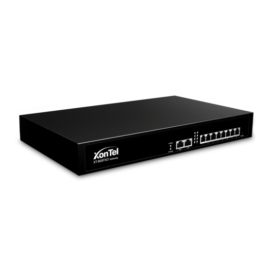XonTel XT-800FXO Manuals