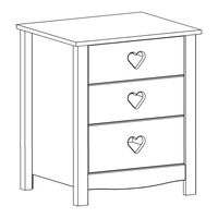 Argos Mia 3 Drawer Chest Assembly Instructions Manual