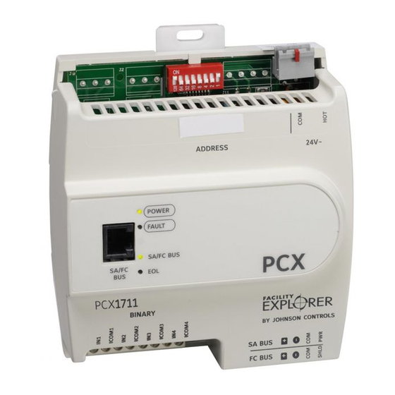 Johnson Controls FX-PCX17 Installation Instructions Manual