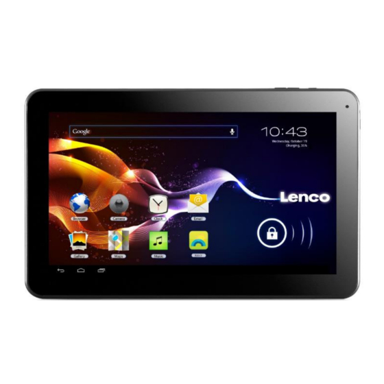 LENCO TAB-1022 User Manual