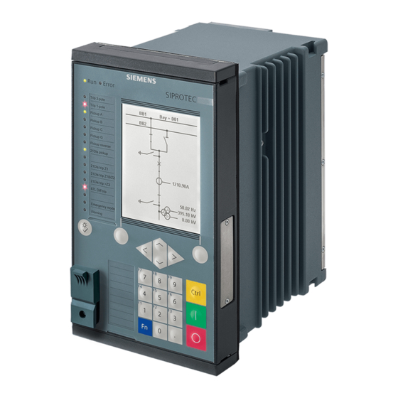 Siemens SIPROTEC 5 V8.83 Manual