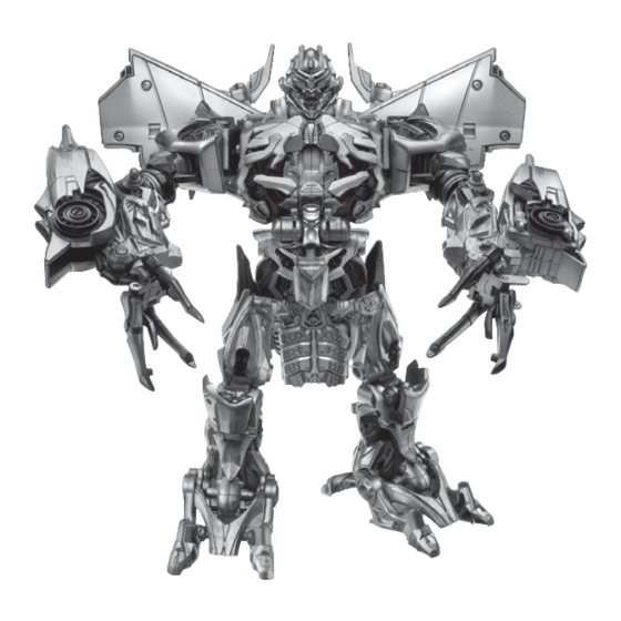 Hasbro TRANSFORMERS MEGATRON DECEPTICON Assembly Instructions