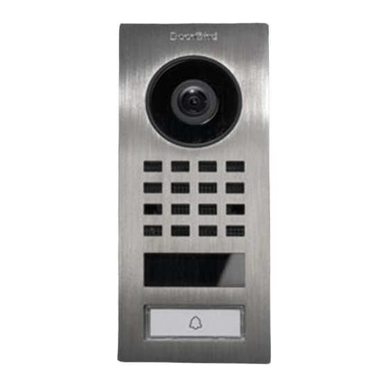 DoorBird D1102KV Installation Manual