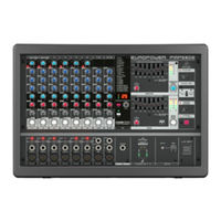 Behringer EUROPOWER PMP580S Quick Start Manual