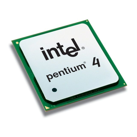 Intel SL8J6 - Pentium 4 Processor Manuals