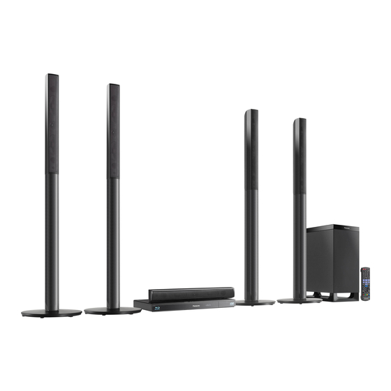Panasonic SC-BTT775 Easy Setting Manual