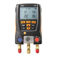 TESTO 549 Instruction Manual