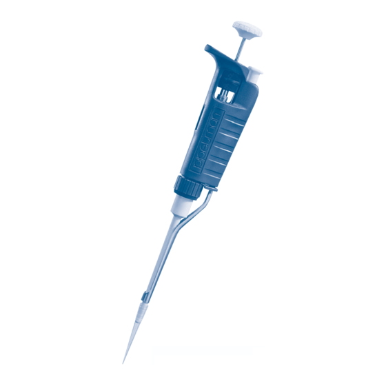 Gilson PIPETMAN P Manual