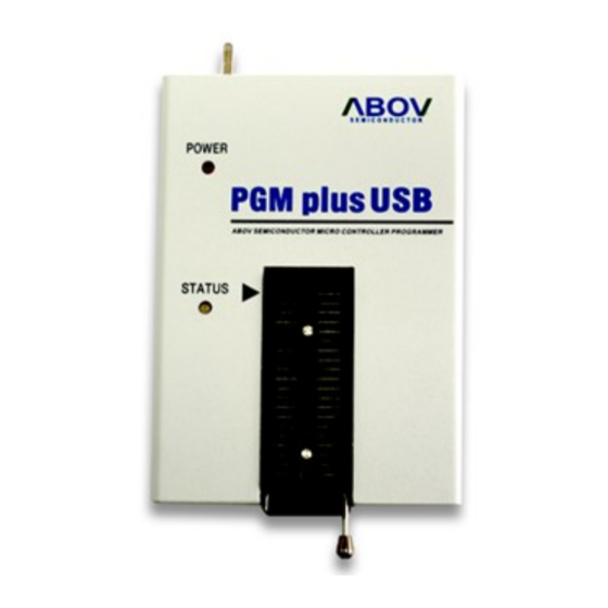 Abov MC95FG208 Series User Manual