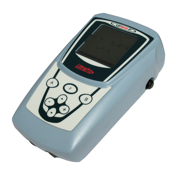 Ultraflux UF 801-P Manual