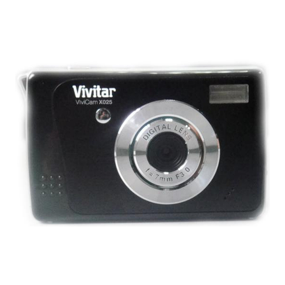 Vivitar ViviCam X025 User Manual