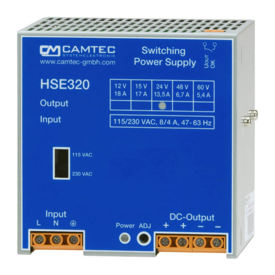 Camtec HSE03201 Series Quick Start Manual