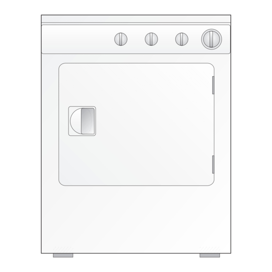 User Manuals: Frigidaire GLEQ332A Electric Dryer