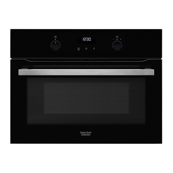 Dieter Knoll Collection DKK57302BK Oven Manuals