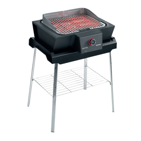 SEVERIN eBBQ PG 8119 SEVO GS Instructions For Use Manual