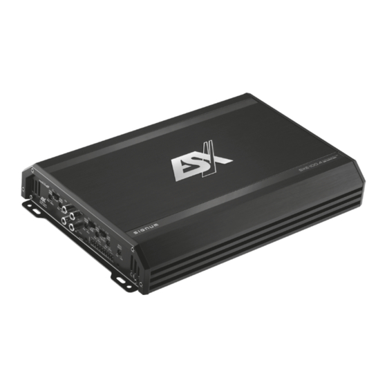 ESX Signum SXE100.4 User Manual