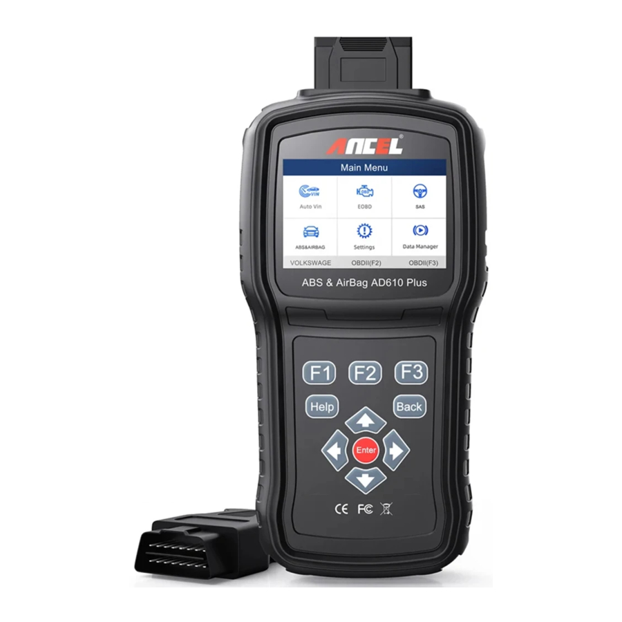 ANCEL AD610 Plus - Bidirectional Scan Tool