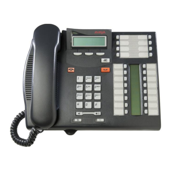 Avaya T7316 User Manual