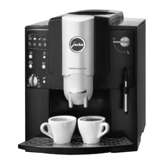 Jura IMPRESSA E55 Instructions For Use Manual