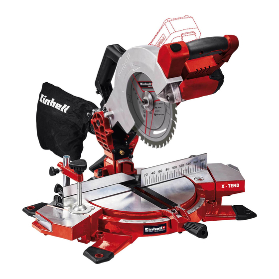 EINHELL TE-MS 18/210 Li-Solo Manuals