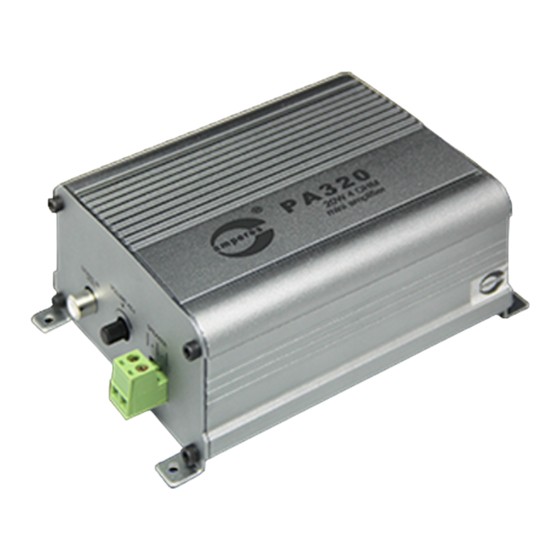 Amperes PA320 Instruction Manual