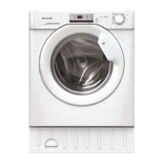 Brandt BWW7549U Instruction Manual