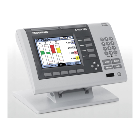 HEIDENHAIN ND 2100G Operating Instructions Manual