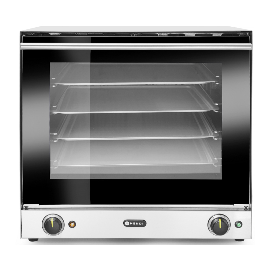 HENDI H90, 227060 - CONVECTION OVEN Manual