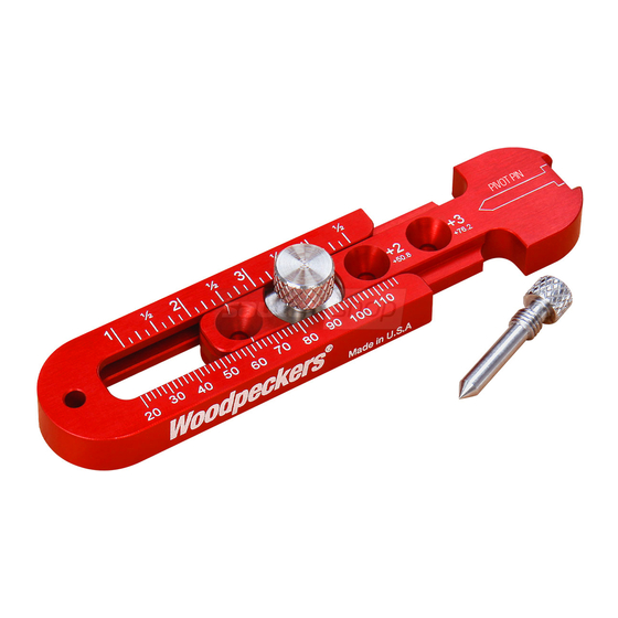 Woodpeckers Pocket Compass Owner's Manual