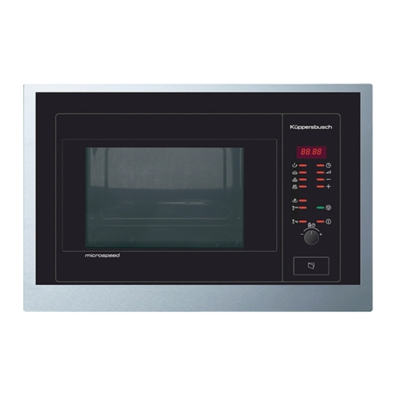 Kuppersbusch EMW 8604.0E Instructions For Use Manual