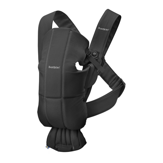 BabyBjorn BABY CARRIER ONE Owner's Manual