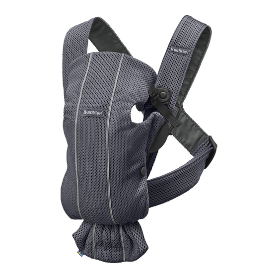 BabyBjorn BABY CARRIER ONE Owner's Manual